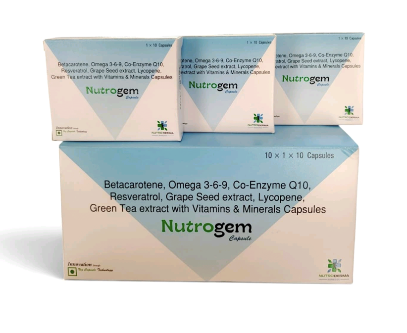 Nutrogem carton and boxes