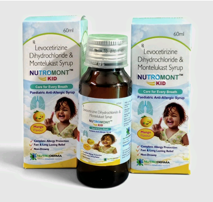 Nutromont Kid syrup bottle
